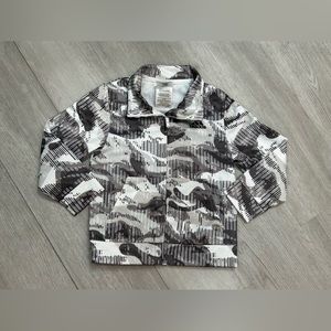 Adidas Toddler Track Jacket Black and White Size 2T